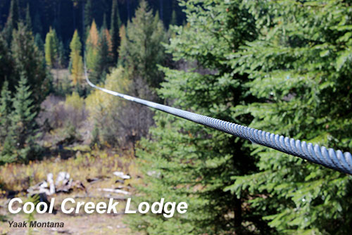 Zip Line at the Cool Creek Ranch